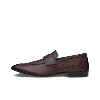 BERLUTI Lorenzo Scritto Loafers Men's Fuchsia