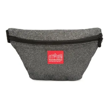 Manhattan Portage Cotton And Polyester Blend Sling Bag Crossbody Bag Shoulder Bag Unisex Gray