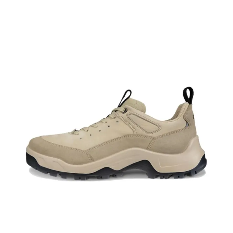 Ecco Off road Series Slip Resistant Breathable Low Top Trekking Shoes Men's Sand-0