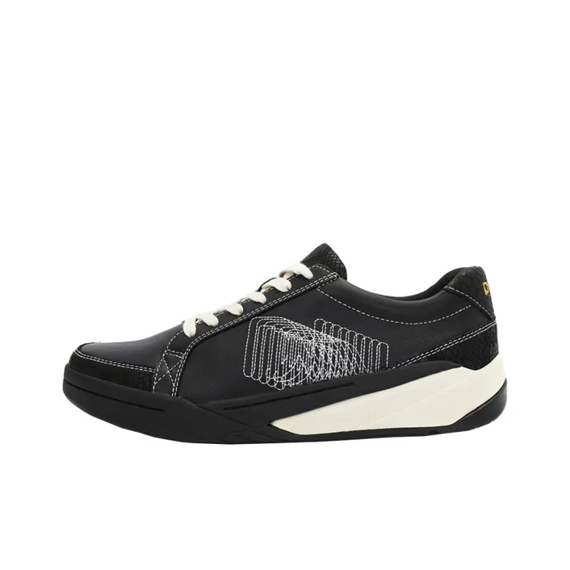 DAVID NAMAN Wear Resistant Low Top Casual Shoes Men's Black-0
