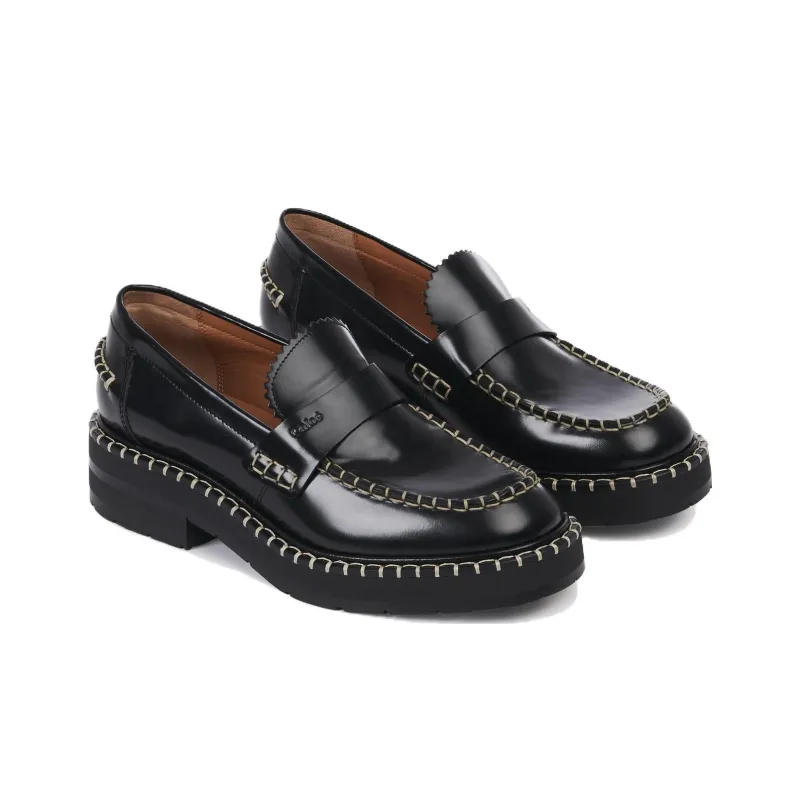 Chloe Loafers 3.5cm Women's Black-1
