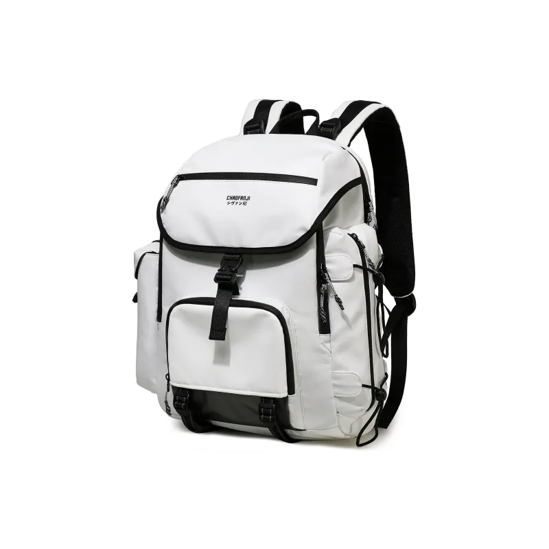 CHAOFANJI Membrana Dermalis Backpack Laptop Bag Large Size Unisex White/Black-1