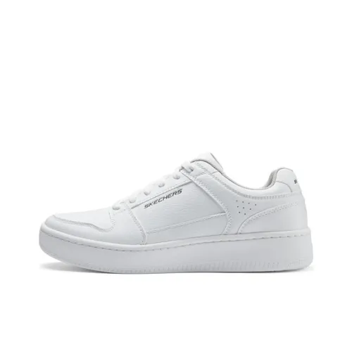 Skechers Waterproof Cushioning Abrasion Resistant Low Top Skateboard Shoes Men's White