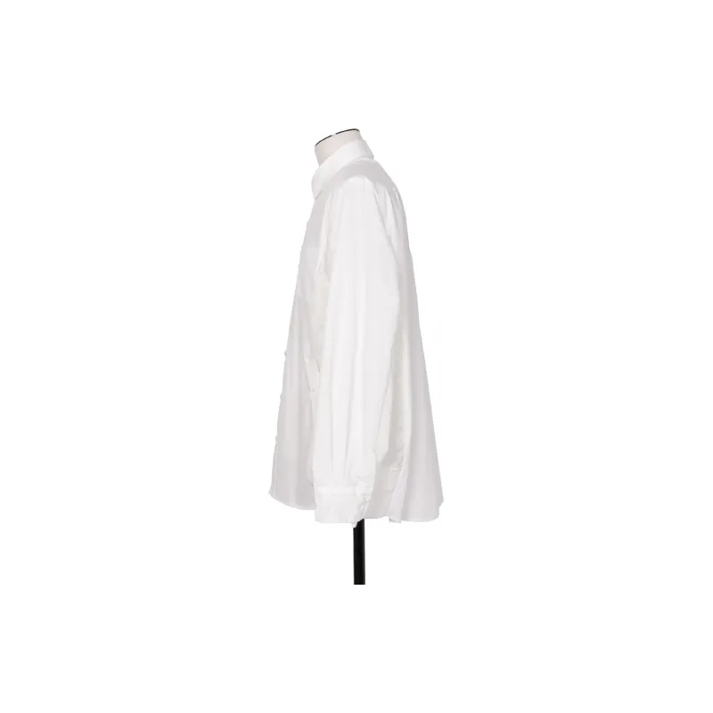 Sacai Buttoned Long Sleeved Poplin Shirt-2