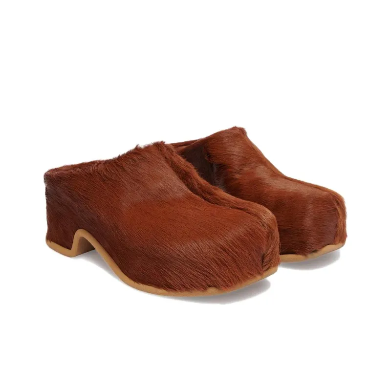 DRIES VAN NOTEN Wrap-toe Slippers Men's Brown-2