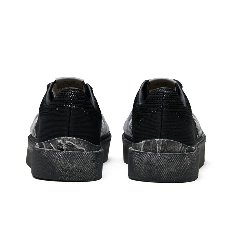 EQLZ EQUALIZER Fault GhostKnit Anti Slip Wear Resistant Low Top Skateboard Shoes Unisex Rush Black-5