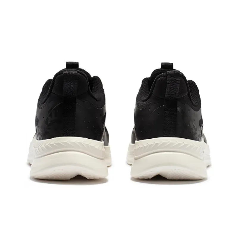 361° Durable Breathable Low Top Running Shoes Men's Black-3