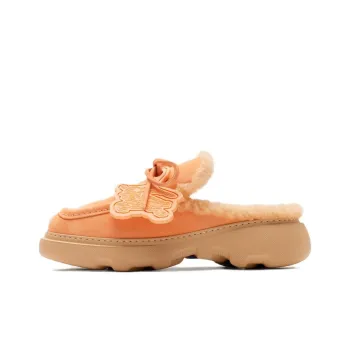Burberry Slip Resistant Closed Toe Slippers Women's Cotton Candy