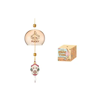 POP MART Pucky Elf Home Time Collection Bellflower Charm Blind Box Products Single Mystery Box/Full Box 6 Pcs