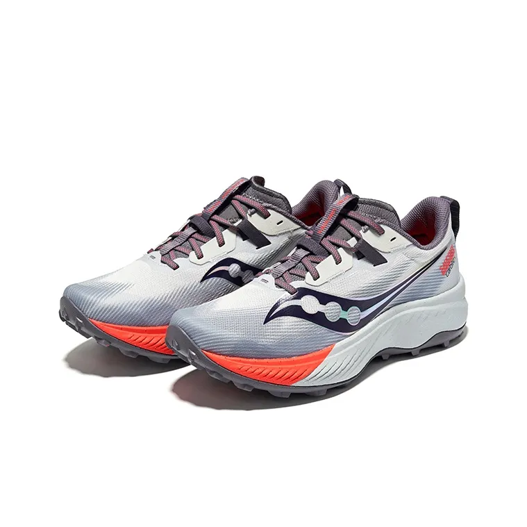 Saucony ENDORPHIN EDGE Coffee Ride Low Top Running Shoes Men's Gray Red-2