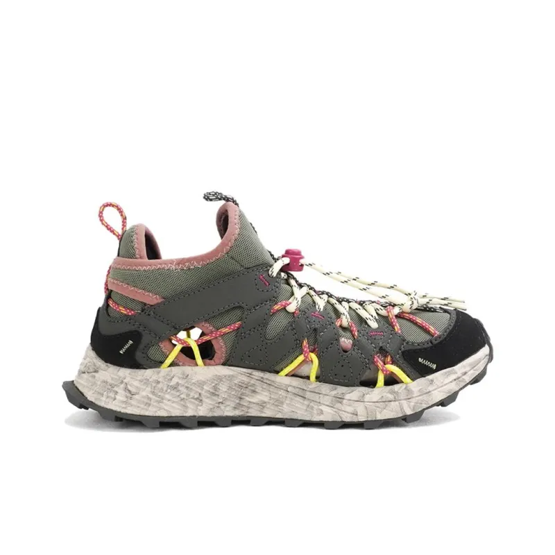 MERRELL Moab Flight Sieve Anti-Slip Wear-Resistant Mid-Top Outdoor Shoes Women's Gray Pink-1