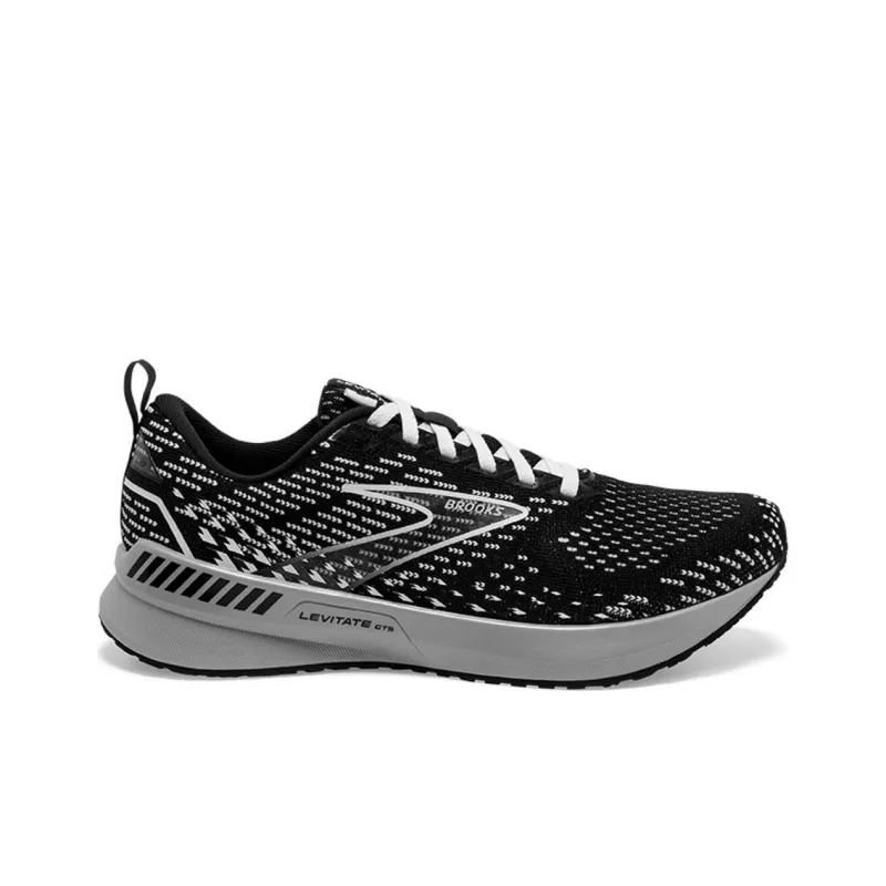 Brooks Levitate GTS Cushioning Anti-Slip And Wear-Resistant Low-Top Casual Running Shoes Women's Black Gray Color-1
