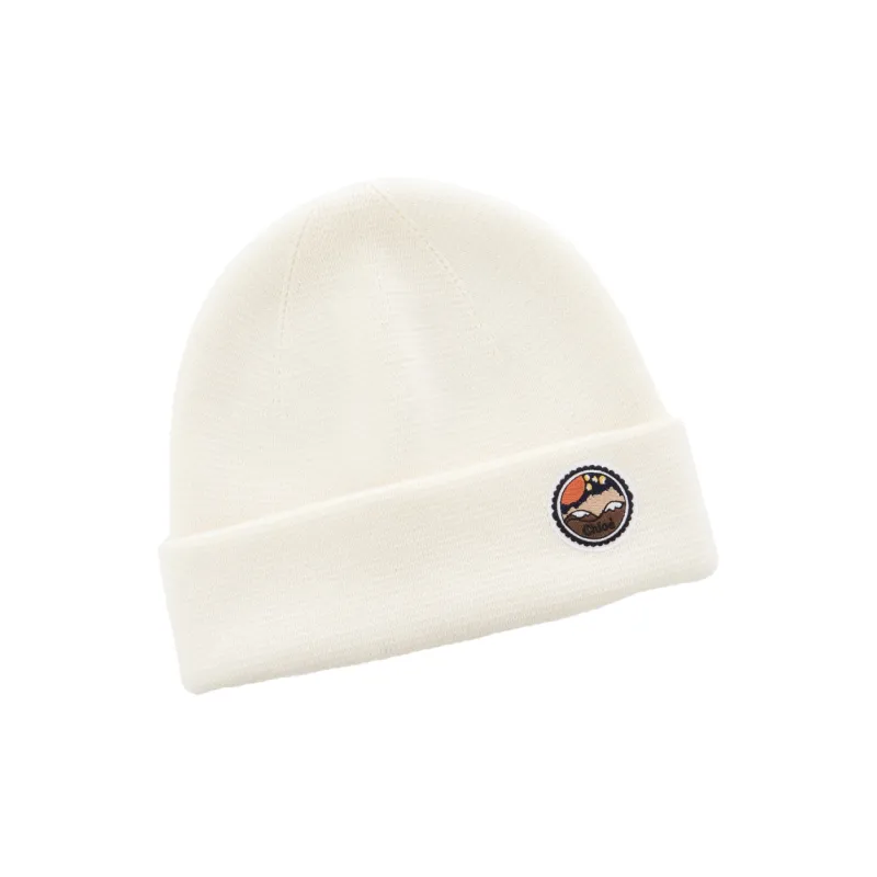 Chloe Wool Polyester Beanies Women's White-0