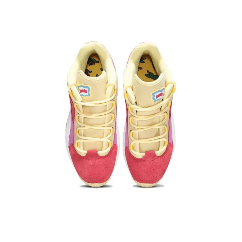 Reebok Question Low Bbc Ice Cream Running Dog Yellow Red-3