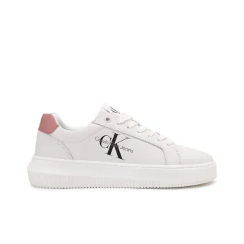 Calvin Klein Jeans Logo-print Leather Sneakers