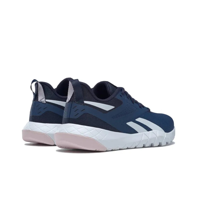 Reebok Flexagon Force 4 Cushioning Wear-Resistant Low-Top Training Shoes Women's Dark Blue White-2