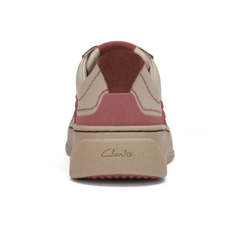 Clarks Slip-Resistant Low-Top Skateboard Shoes Women's Deep Red-3