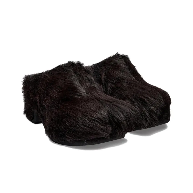 DRIES VAN NOTEN Wrap-toe Slippers Women's Dark Brown-2