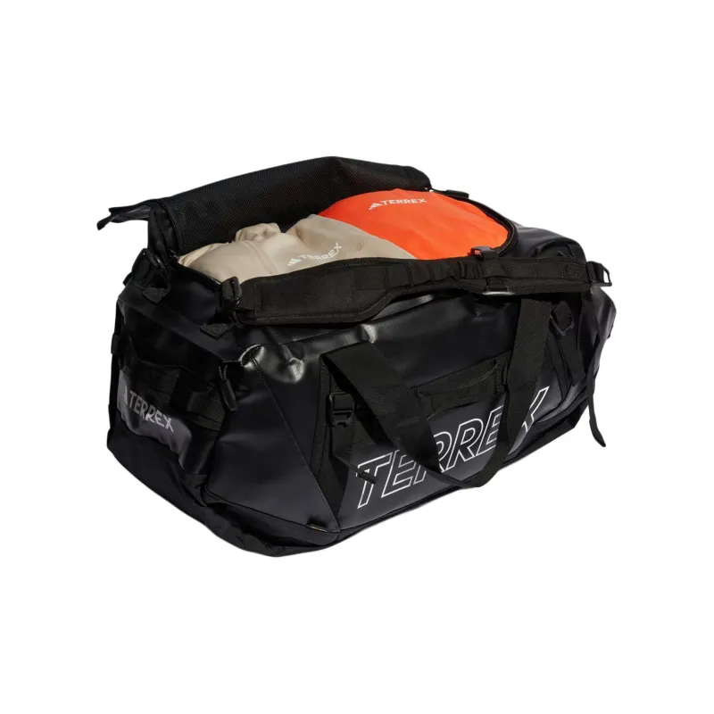 Adidas Terrex RAIN.RDY Expedition 70L Medium Duffel Bag Black/White-3