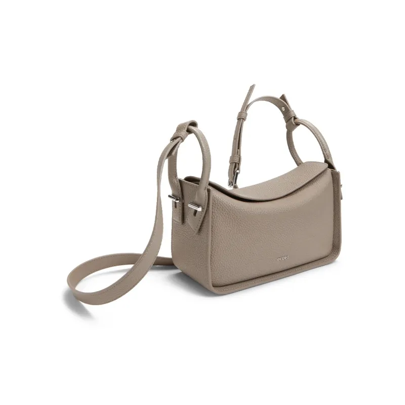PEDRO Litchi Grain Top Grain Cow Leather Shoulder Bag Women's Multicolor-8