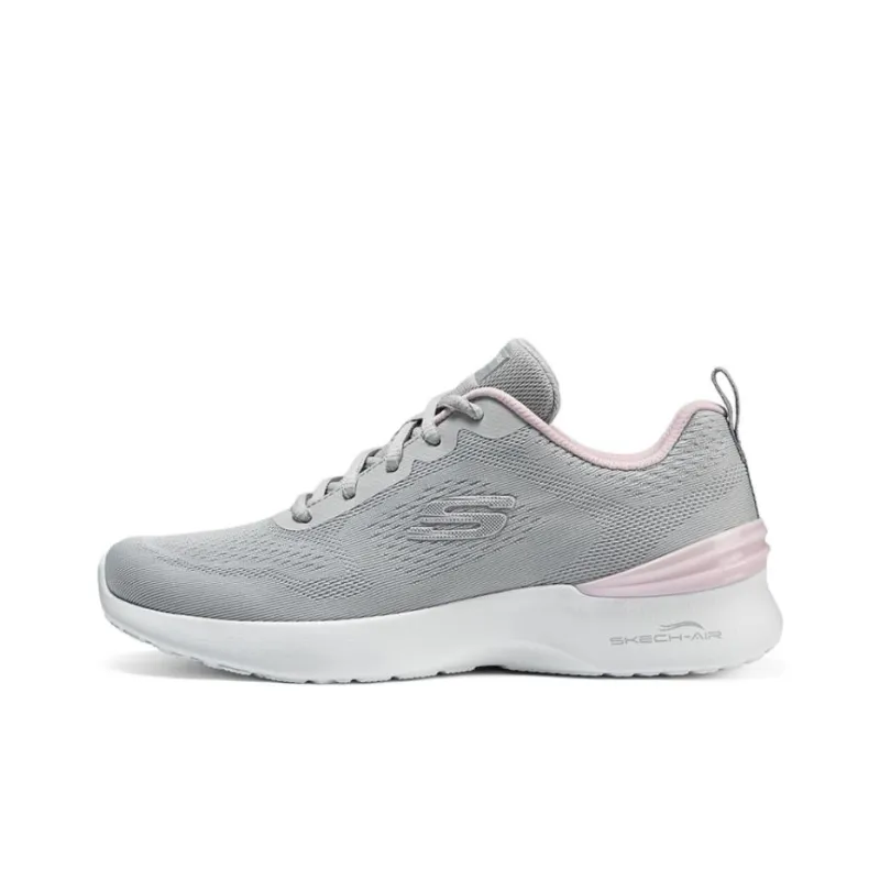 Skechers Cushioning Low-Top Running Shoes Women's Gray-0