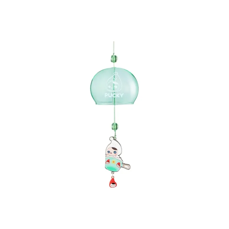 POP MART Pucky Elf Home Time Collection Bellflower Charm Blind Box Products Single Mystery Box/Full Box 6 Pcs-6