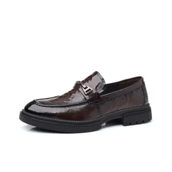 SHUPATE Loafers Men Brown/Black