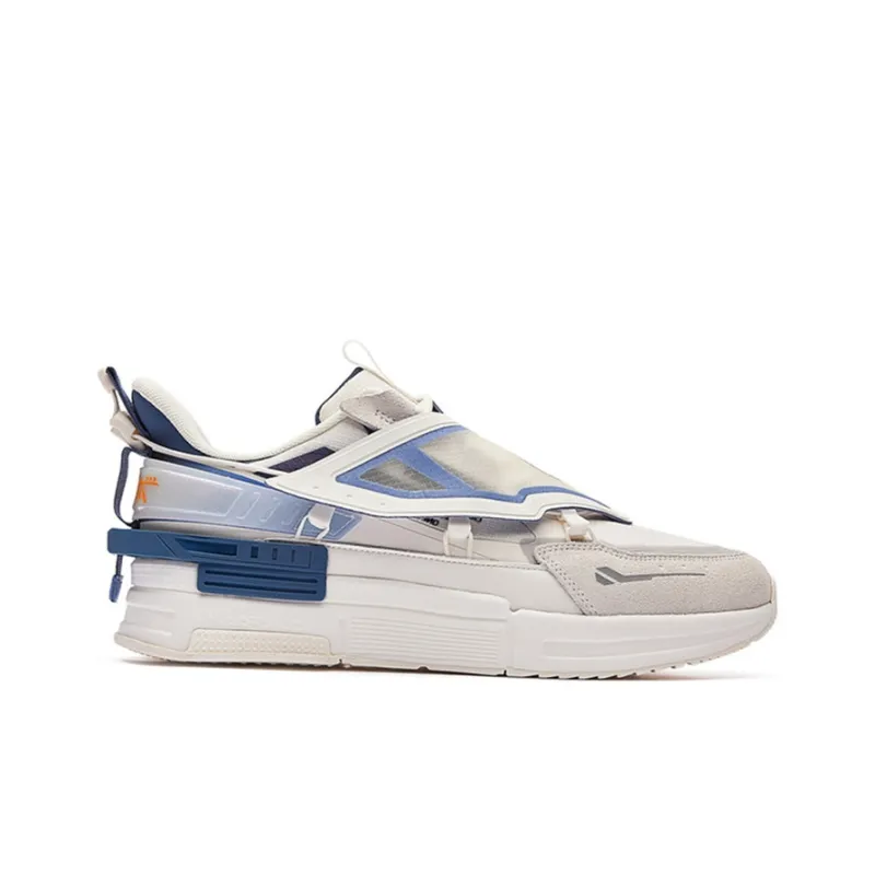 361° Low Top Casual Shoes Men's White Blue-1