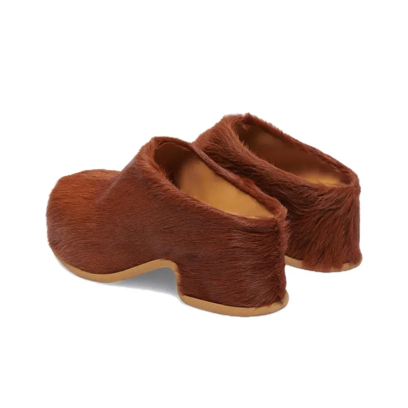 DRIES VAN NOTEN Wrap-toe Slippers Men's Brown-3