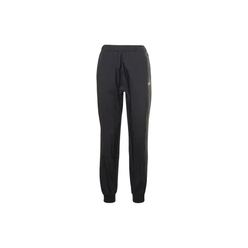 Reebok WORKOUT READY WOVEN JOGGERS Knitted Sports Pants Women's Black