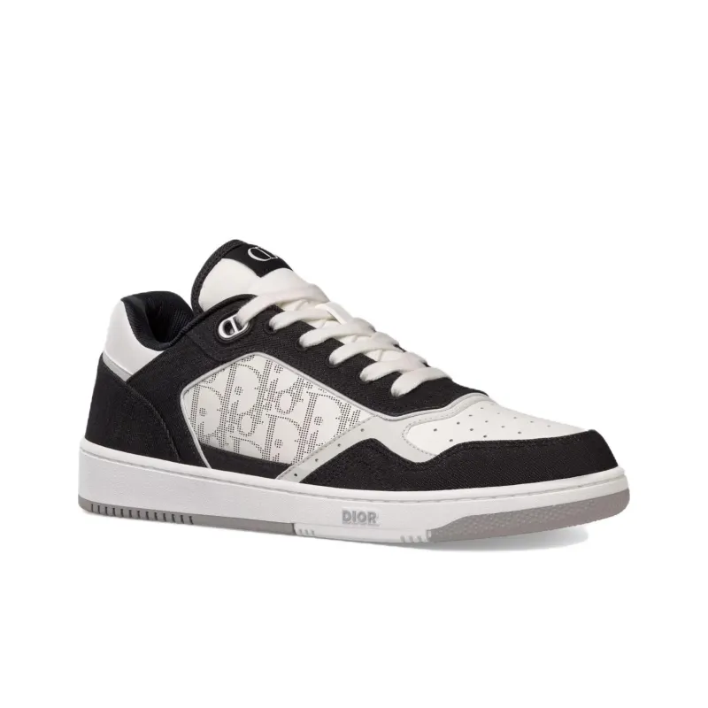 DIOR B27 Low White Black Denim-2