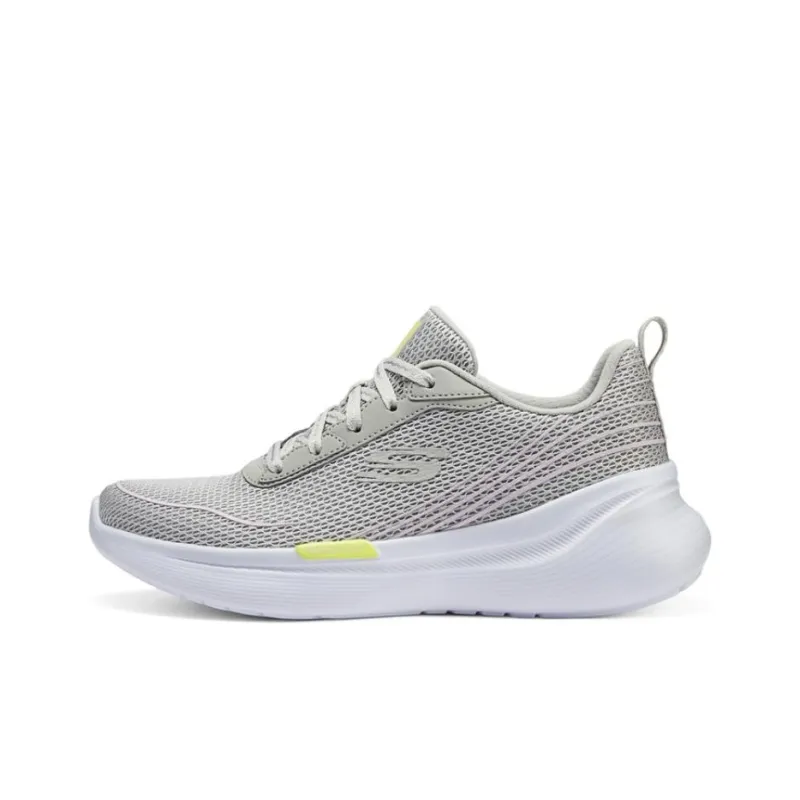 Skechers Cushioned Slip Resistant Low Top Running Shoes Women's Gray-0