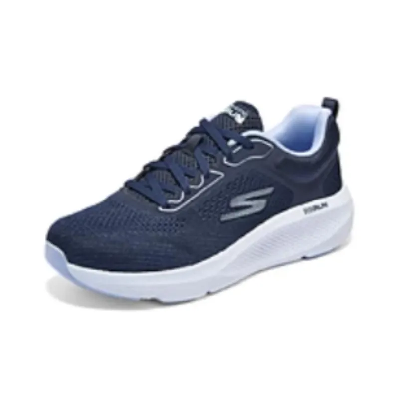 Skechers Cushioned Slip Resistant Abrasion Resistant Low Top Running Shoes Women's Blue-2