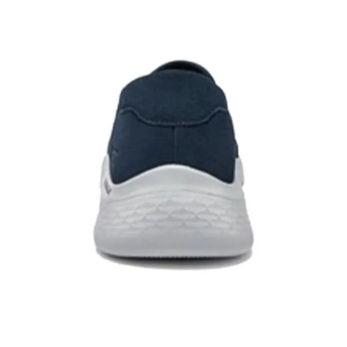Skechers Go Walk Fle Cushioning Wear Resistant Low Top Casual Shoes Men's Navy-2
