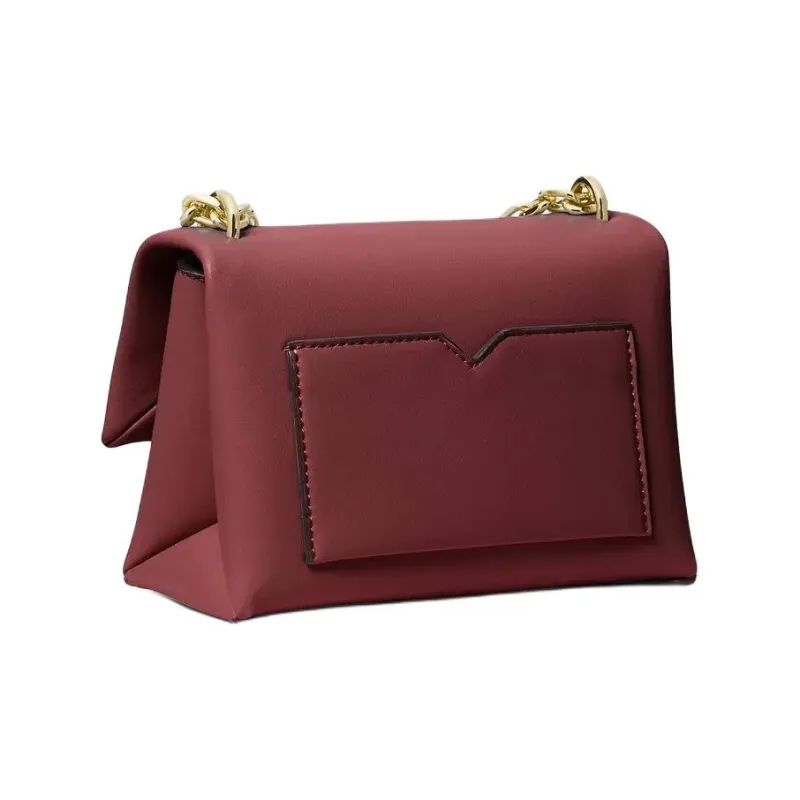 MICHAEL KORS Cece Calfskin Shoulder Bag, Crossbody Bag Trumpets Women's Burgundy-1