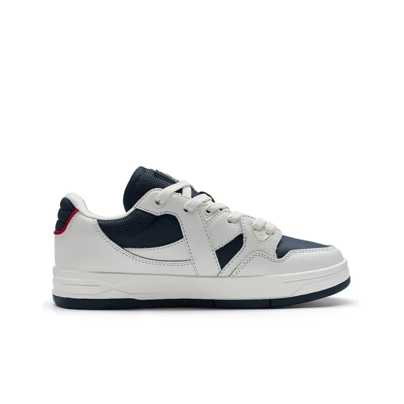 XTEP MAXX1.0 Skateboard Shoes Women's Low Top Sail White/Indigo-1