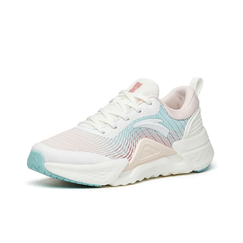 Anta Low-Top Training Shoes Women's White Pink-1