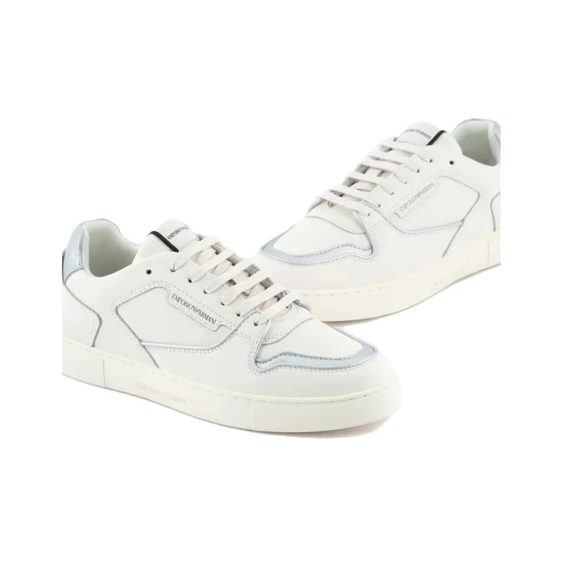 EMPORIO ARMANI Contrast-trim Low-top Sneakers-3