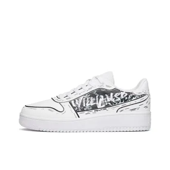 Stash x Anta Coverage Warm Slip Resistant Low Top Skateboard Shoes Men's White Black