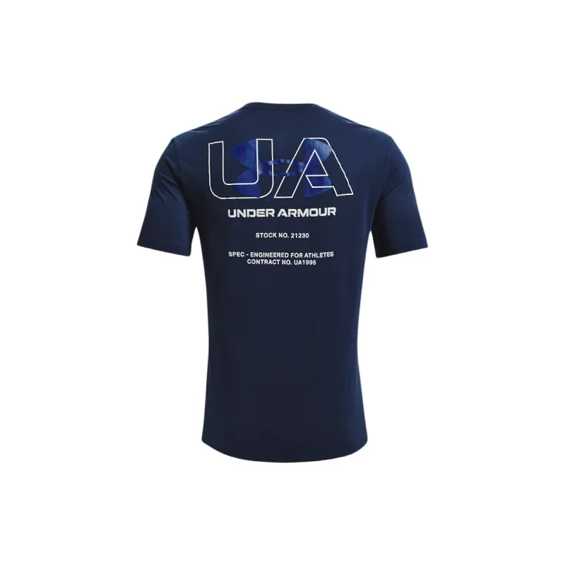 Under Armour T Shirt Men's Collegiate Blue-1