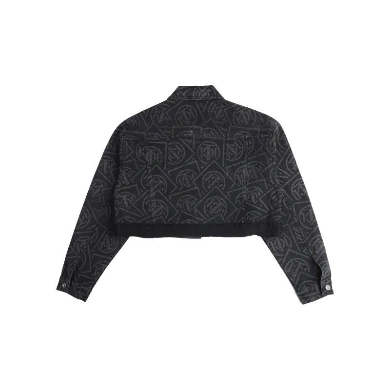 TCH Cropped Coats Women's Black-1
