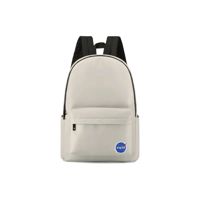 HINY NASA Collaboration Polyester Backpack Regular Unisex Gray White-0