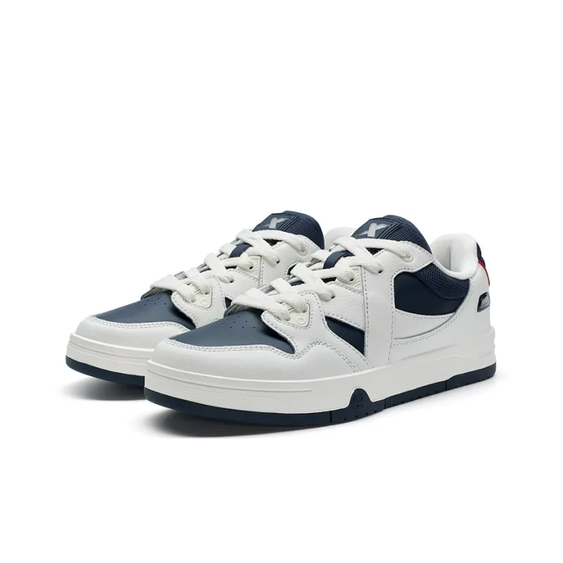 XTEP MAXX1.0 Skateboard Shoes Men Low Top Sail White/Indigo-4