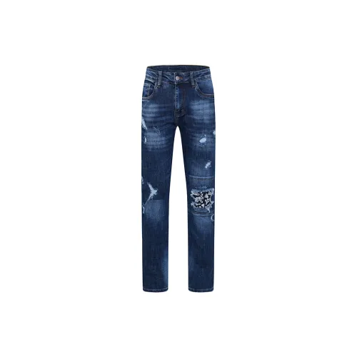 NAVIGARE Jeans Men Blue Gray