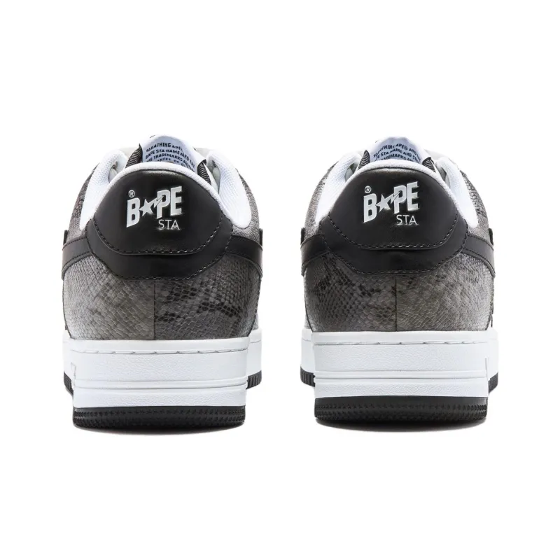 A BATHING APE Sta Black Snakeskin-3
