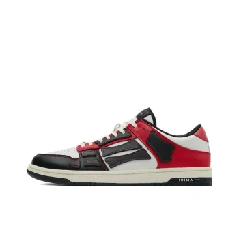 AMIRI Skel-Top Low Low-Top Skateboard Shoes Men's Black Red