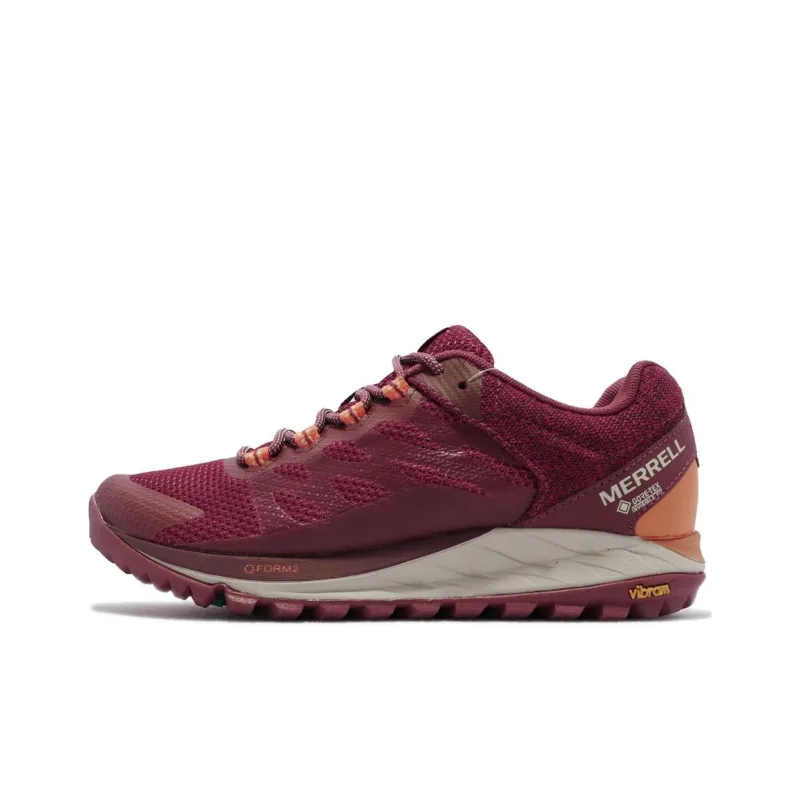 MERRELL Antora 2 GTX Wear-Resistant Breathable Rebound Low-Top Outdoor Shoes Women's Red-0