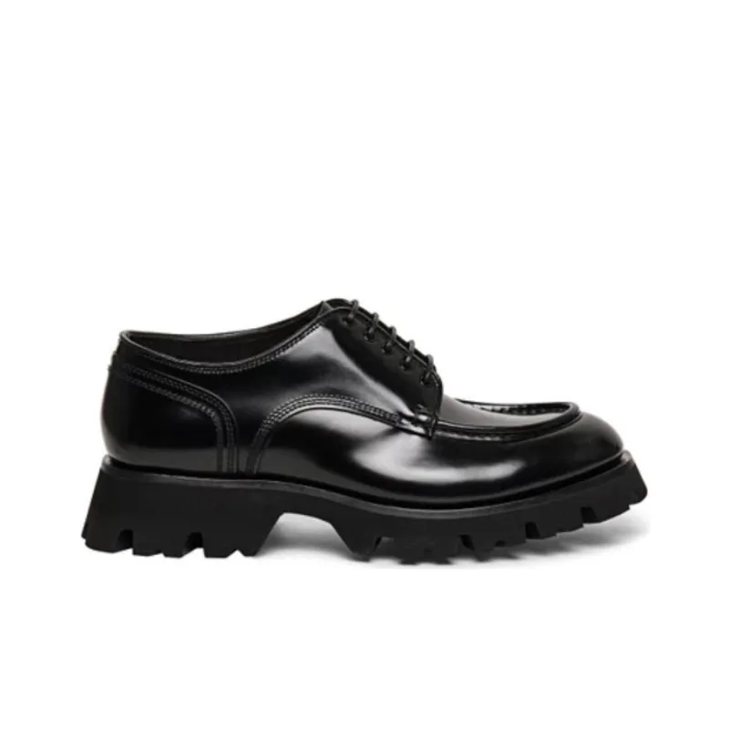 Santoni Patent-finish Leather Loafers-1
