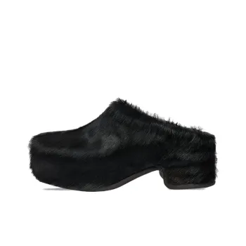 DRIES VAN NOTEN Wrap-toe Slippers Men's Black