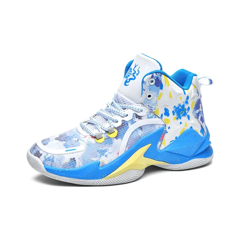 GQWE Durable Breathable Lightweight High-Top Basketball Shoes Unisex-1